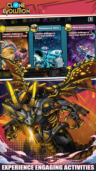 Clone Evolution: Cyber War RPG - عکس بازی موبایلی اندروید