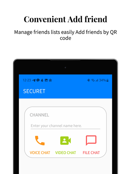 Securet for Communication - عکس برنامه موبایلی اندروید