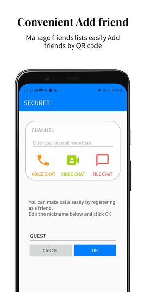 Securet for Communication - عکس برنامه موبایلی اندروید