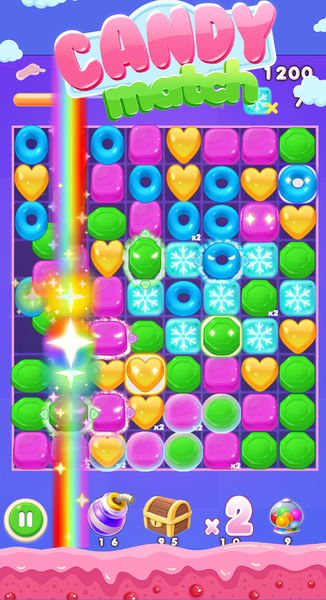 Candy Match Puzzle - Matching - Gameplay image of android game