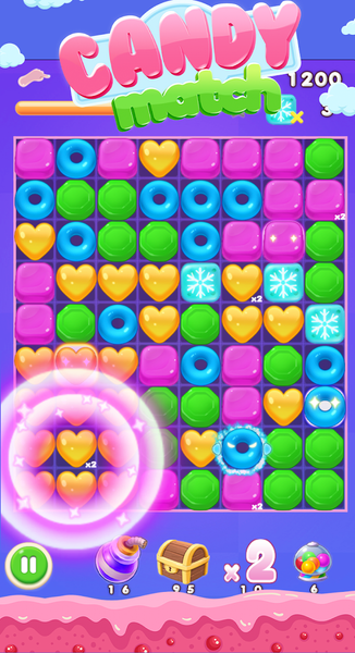 Candy Match Puzzle - Matching - Gameplay image of android game