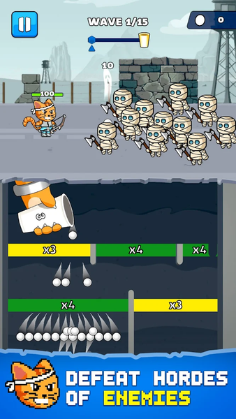Cup Quest - Hero's Journey - Gameplay image of android game