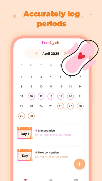 FemCycle - عکس برنامه موبایلی اندروید