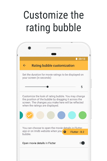 Movie ratings for Netflix - Flutter - عکس برنامه موبایلی اندروید