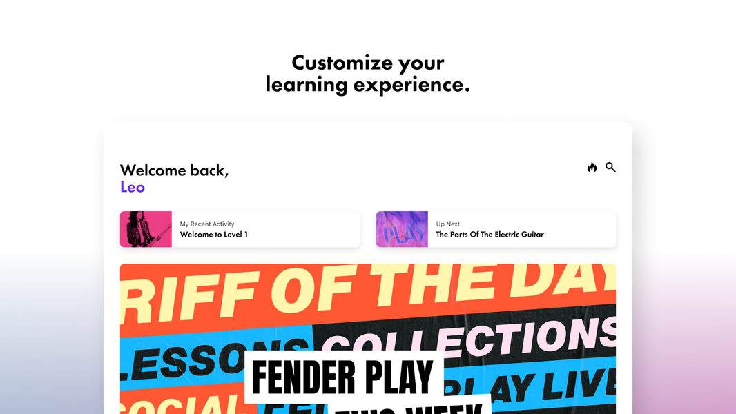 Fender Play: Music Lessons - عکس برنامه موبایلی اندروید