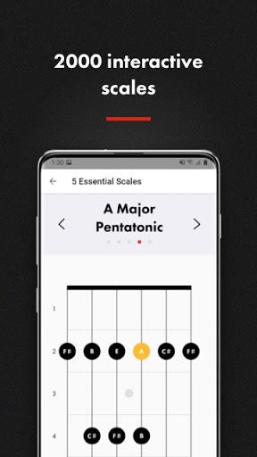 Fender Guitar Tuner - Image screenshot of android app