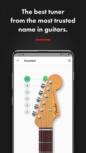 Fender Guitar Tuner - Image screenshot of android app