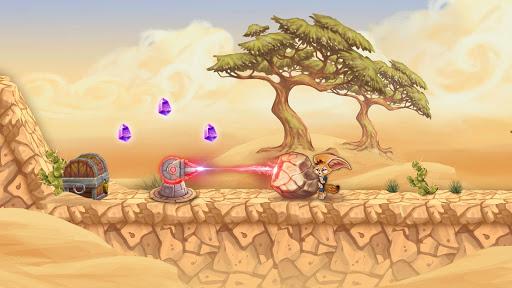 Fin Ancient Mystery platformer - Gameplay image of android game