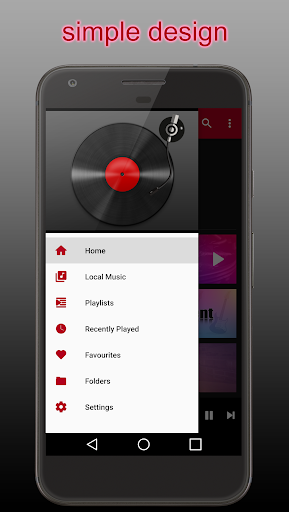 Volume Booster Music Player - عکس برنامه موبایلی اندروید