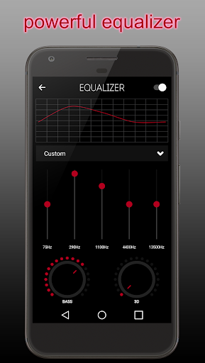 Volume Booster Music Player - عکس برنامه موبایلی اندروید