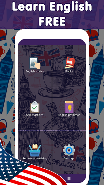 Learn English app: Articles - عکس برنامه موبایلی اندروید