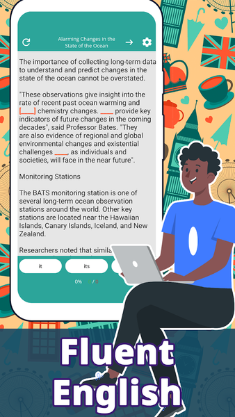 Learn English course: Pronouns - عکس برنامه موبایلی اندروید