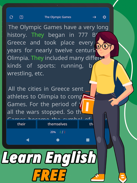 Speak English: Learn Pronouns - عکس برنامه موبایلی اندروید