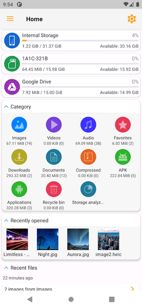 Fennec File Manager - عکس برنامه موبایلی اندروید