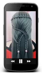 Long Hairstyle - Video Step By Step Offline - Image screenshot of android app