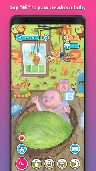 My Growing Baby - Gameplay image of android game