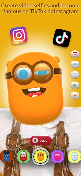 LEV - Live Emoji Video Selfies - عکس برنامه موبایلی اندروید