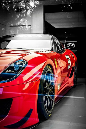 Red Ferrari on the Road · Free Stock Photo