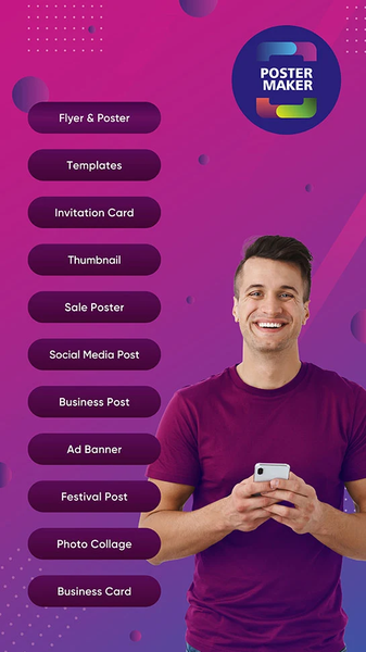 Poster Maker : Flyer Maker - Image screenshot of android app