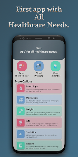 Body Temperature Fever App - عکس برنامه موبایلی اندروید