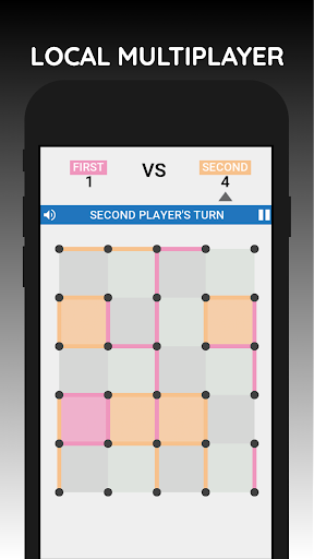 Dots And Boxes : Strategy game - عکس برنامه موبایلی اندروید