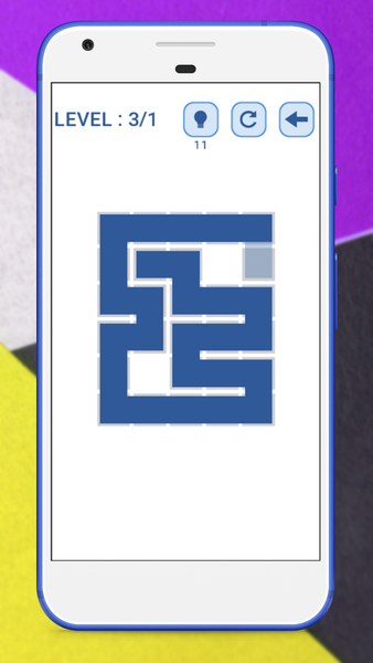 Drag And Fill -۱Stroke Puzzle - عکس برنامه موبایلی اندروید