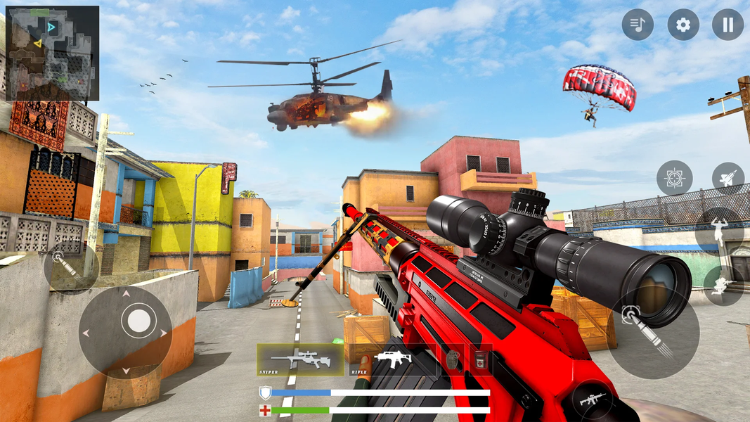 Critical Standoff FPS Shooting - Gameplay image of android game