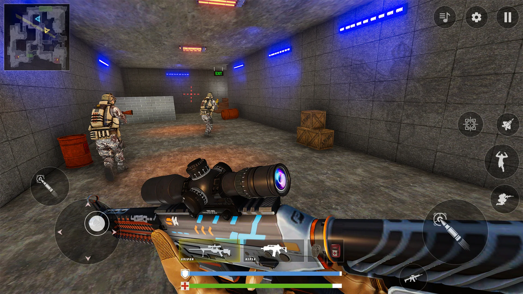 Critical Standoff FPS Shooting - Gameplay image of android game