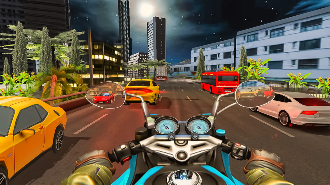 Moto Traffic Bike Race Game 3d - Gameplay image of android game