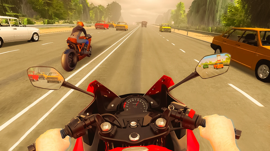 Moto Traffic Bike Race Game 3d - Gameplay image of android game