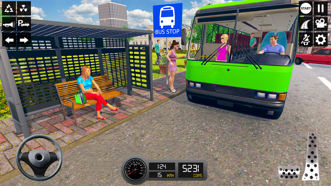 Bus Simulator Driving Games 3D - Gameplay image of android game