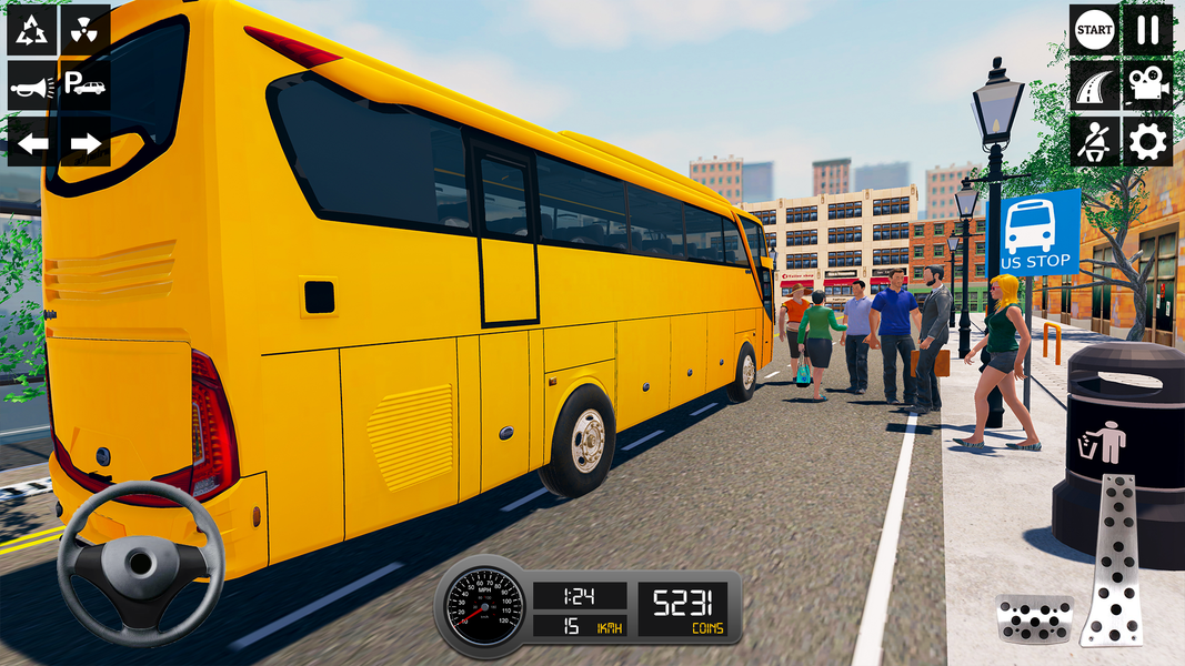Bus Simulator Driving Games 3D - Gameplay image of android game