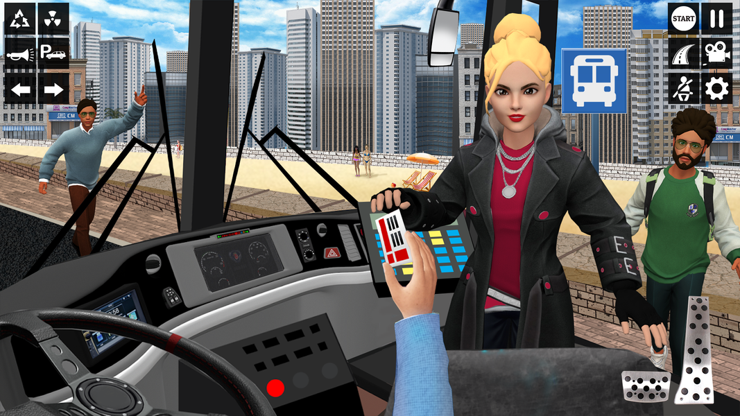 US Bus Simulator - Bus Driver - Gameplay image of android game