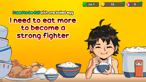 Food Fighter Clicker Games - Gameplay image of android game