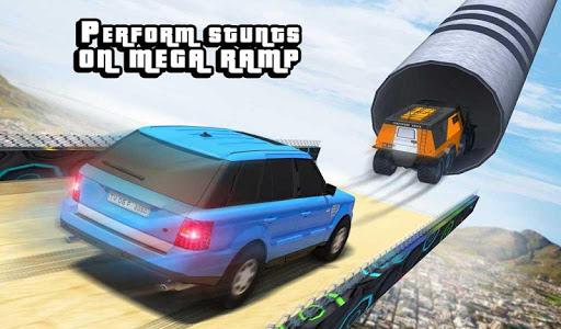 Mega Ramp Cruiser Car Stunt Racing Games ۲۰۱۸ - عکس بازی موبایلی اندروید