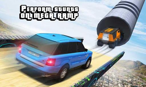 Mega Ramp Cruiser Car Stunt Racing Games ۲۰۱۸ - عکس بازی موبایلی اندروید