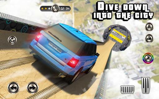 Mega Ramp Cruiser Car Stunt Racing Games ۲۰۱۸ - عکس بازی موبایلی اندروید