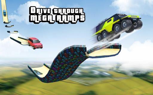 Mega Ramp Cruiser Car Stunt Racing Games ۲۰۱۸ - عکس بازی موبایلی اندروید