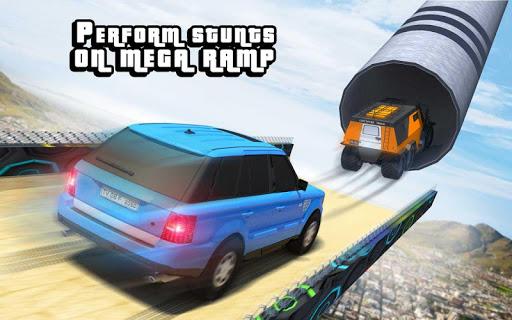 Mega Ramp Cruiser Car Stunt Racing Games ۲۰۱۸ - عکس بازی موبایلی اندروید