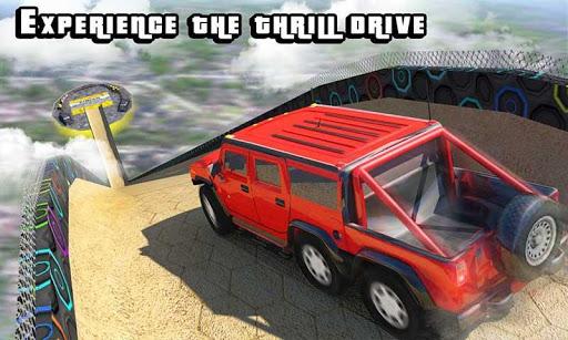 Mega Ramp Cruiser Car Stunt Racing Games 2018 - Gameplay image of android game