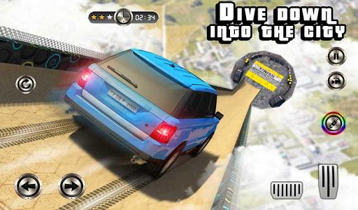 Mega Ramp Cruiser Car Stunt Racing Games ۲۰۱۸ - عکس بازی موبایلی اندروید