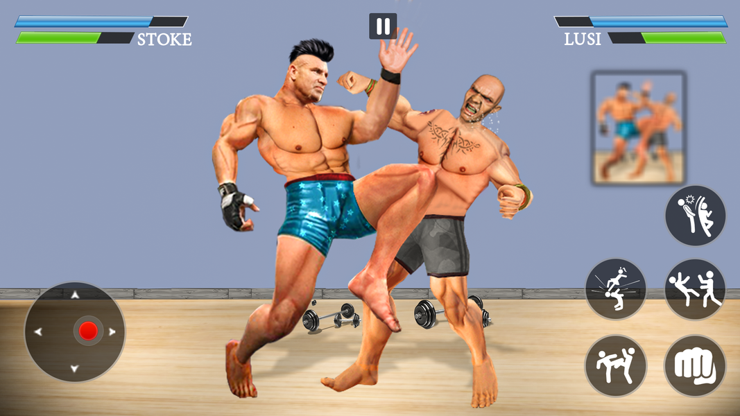 Kung Fu Gym Fighting Games - Gameplay image of android game