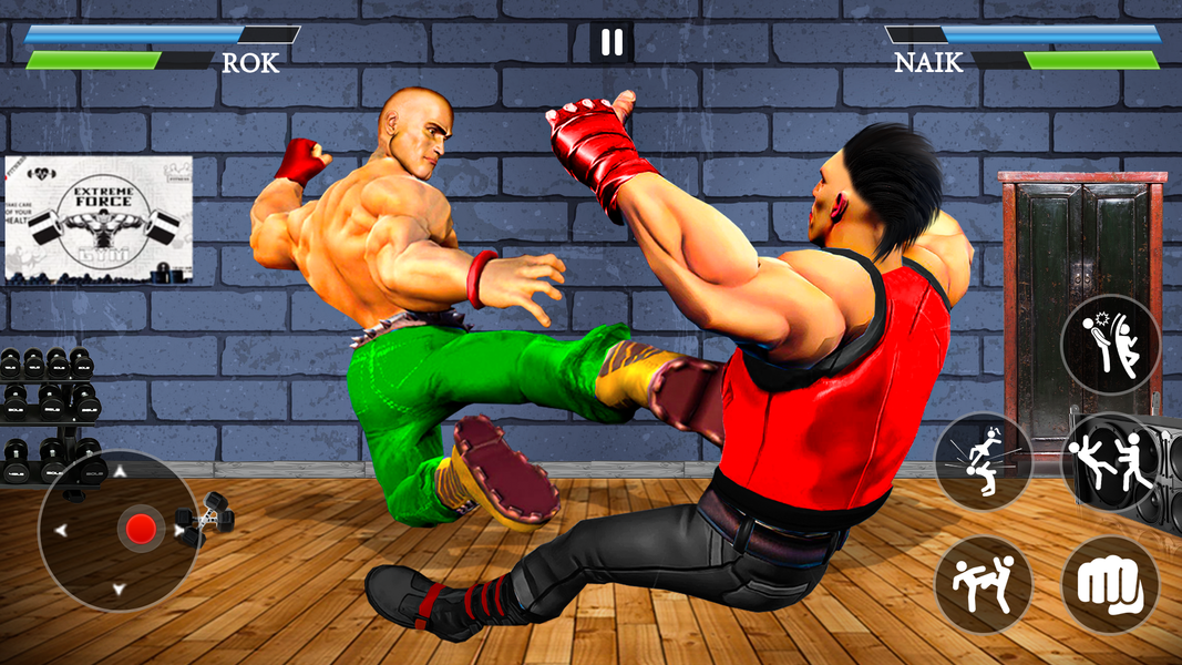 Kung Fu Gym Fighting Games - Gameplay image of android game