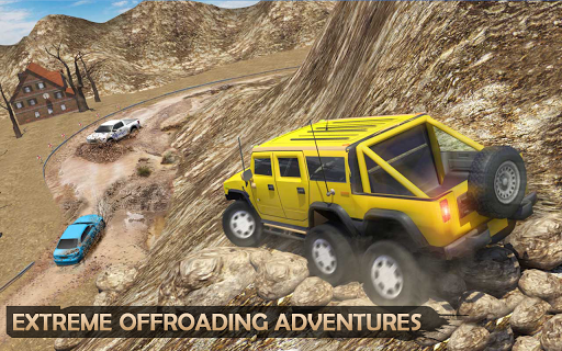Extreme Offroad Mud Truck Simulator 6x6 Spin Tires - Gameplay image of android game