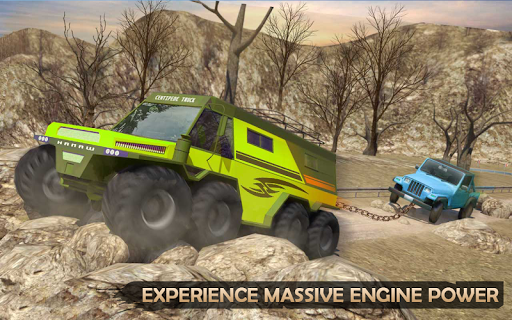 Extreme Offroad Mud Truck Simulator 6x6 Spin Tires - Gameplay image of android game