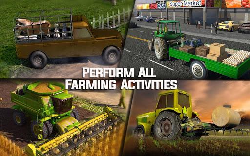 Expert Farming Simulator: Farm Tractor Games 2020 - Gameplay image of android game