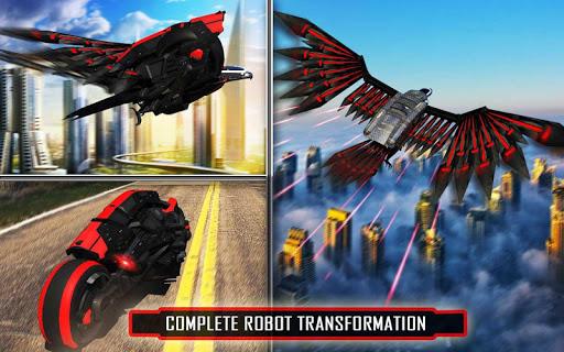 US Police Spy Crow Transforming Robot Bike ۲۰۱۸ - عکس بازی موبایلی اندروید