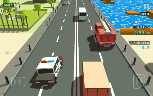 Blocky Traffic Racer - عکس بازی موبایلی اندروید