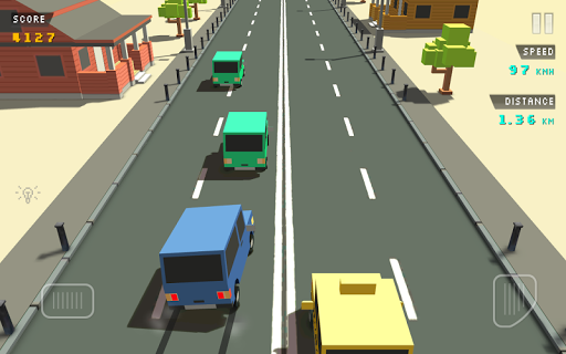 Blocky Traffic Racer - عکس بازی موبایلی اندروید