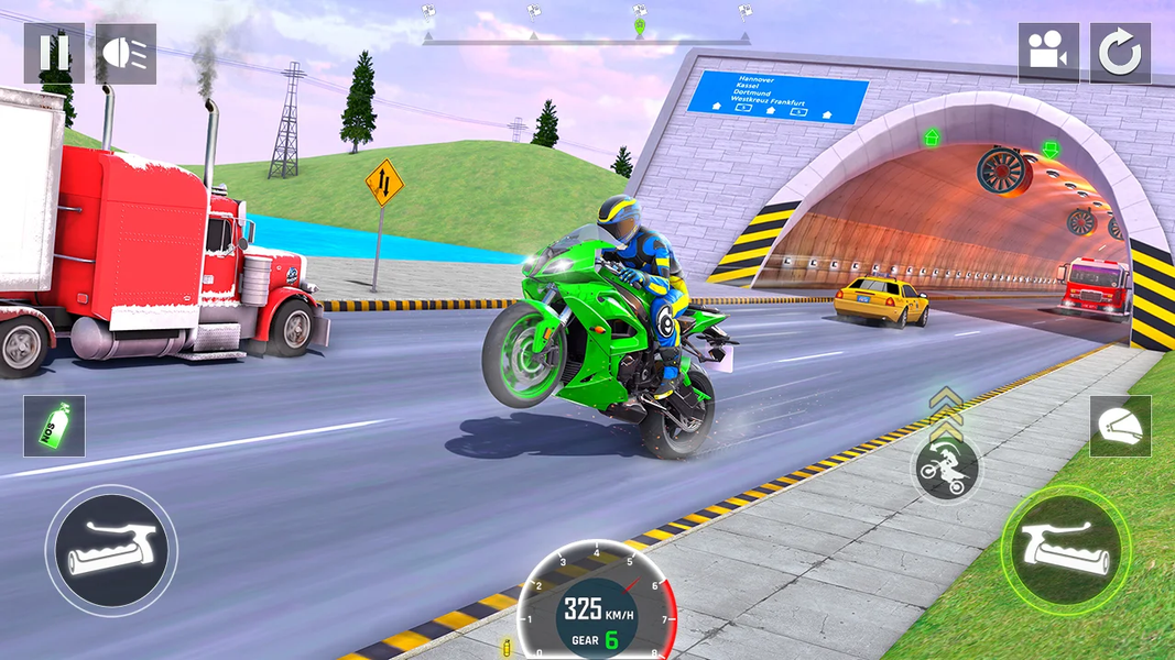 Rider 3D Bike Racing Games - Gameplay image of android game